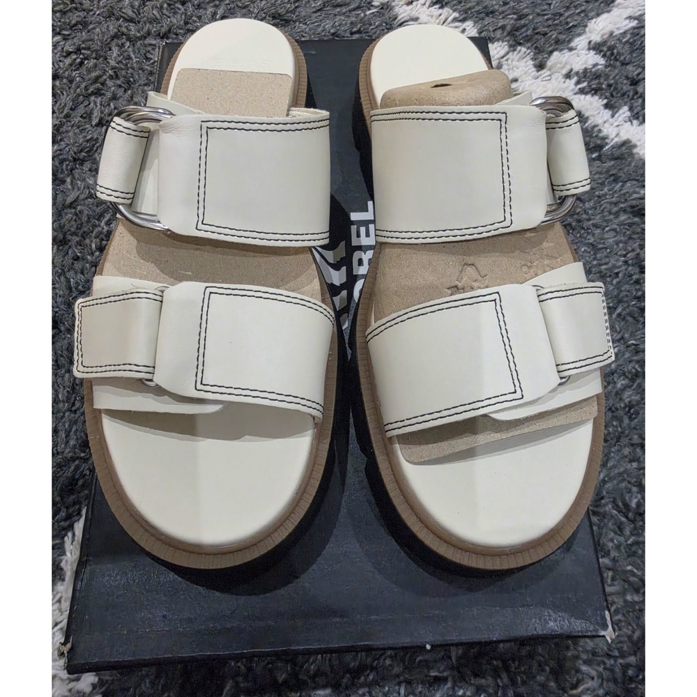 Woman's Sandals SOREL Rein CB™ Slide Sandals Size 7 Beige